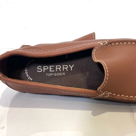 Sperry Men's Brown Leather Slip-On Loafers 8M - Picture 3 of 10